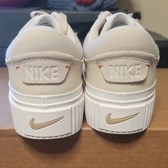 Nike Women's Sneakers in Cream and White - Picture 2 of 5